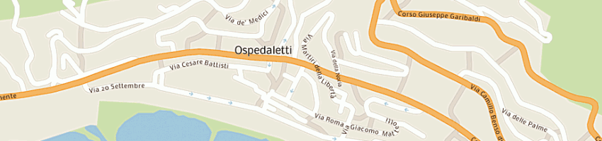 Mappa della impresa studio 3 g a OSPEDALETTI