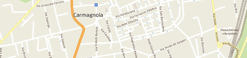 Mappa della impresa giovi hair di navone giovanna a CARMAGNOLA