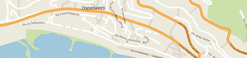 Mappa della impresa docks lanterna srl a OSPEDALETTI