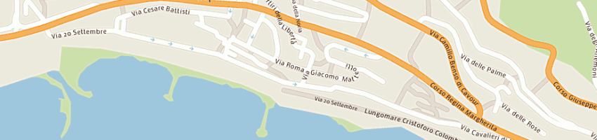 Mappa della impresa impresa di pulizia di francesco sas a OSPEDALETTI
