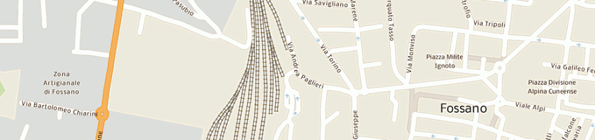 Mappa della impresa system service srl a FOSSANO