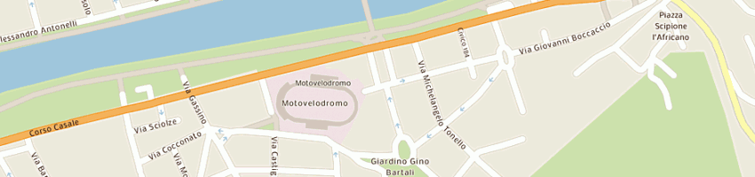 Mappa della impresa mik auto sas di sannino michelina e c a TORINO
