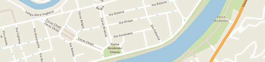 Mappa della impresa studio tecnico comoglio (sas) a TORINO