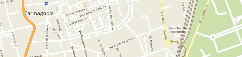 Mappa della impresa cappello pierfelice a CARMAGNOLA