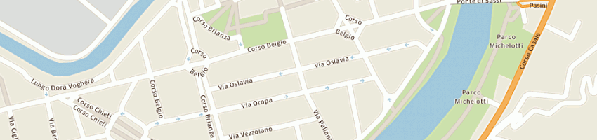 Mappa della impresa caffe' cadore sas a TORINO