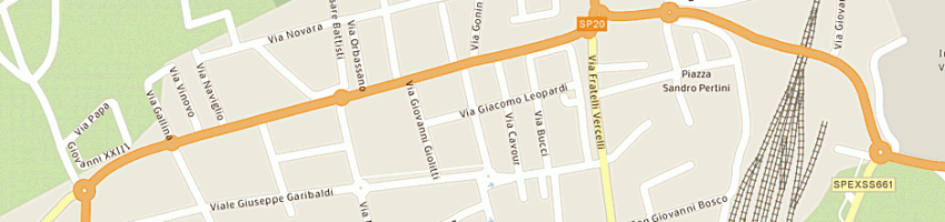 Mappa della impresa dimensione notte di geremia a CARMAGNOLA