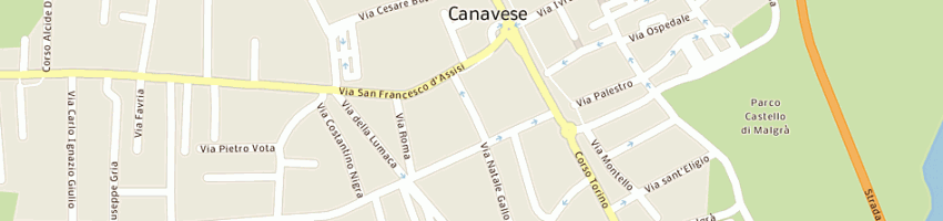 Mappa della impresa emme effe srl a RIVAROLO CANAVESE