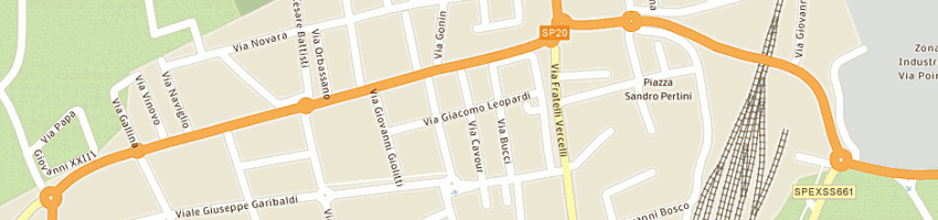 Mappa della impresa milanesio marco a CARMAGNOLA