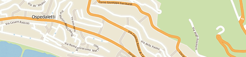 Mappa della impresa fondazione piera pietro e giovanni ferrero a OSPEDALETTI
