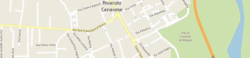 Mappa della impresa perona marina a RIVAROLO CANAVESE
