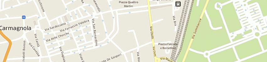 Mappa della impresa profilo di marengo bruno e c sas a CARMAGNOLA