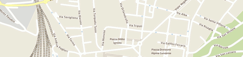 Mappa della impresa vallauri antonio a FOSSANO