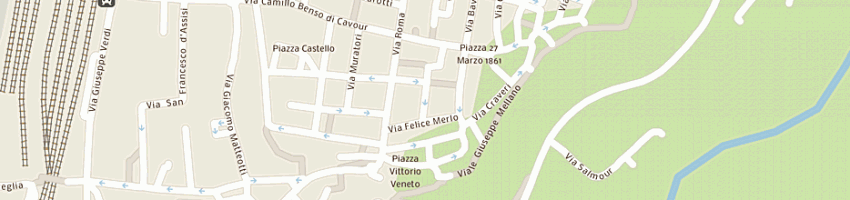 Mappa della impresa curia vescovile a FOSSANO