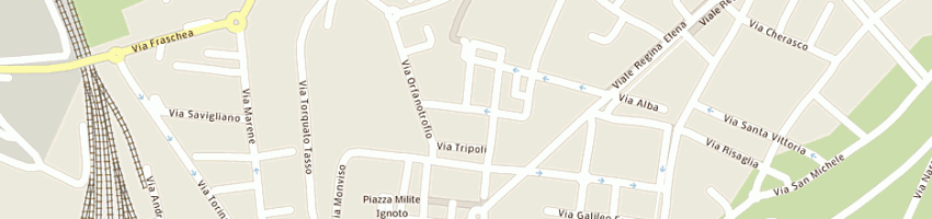 Mappa della impresa patriti daniela a FOSSANO