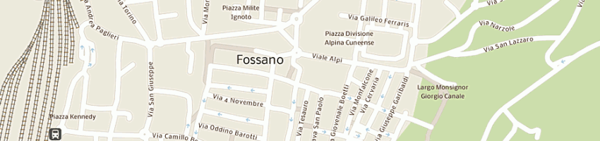 Mappa della impresa abello lidia a FOSSANO
