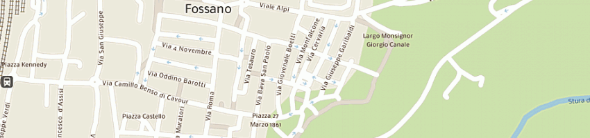Mappa della impresa bima consuelo a FOSSANO