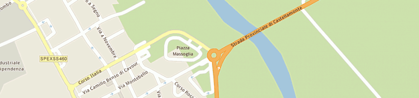 Mappa della impresa morletto immobiliare di pier giorgio morletto e c sas a RIVAROLO CANAVESE