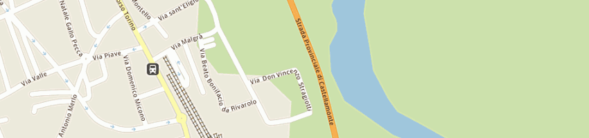 Mappa della impresa taramino alessio a RIVAROLO CANAVESE