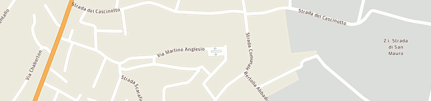 Mappa della impresa arosa bernardina a TORINO