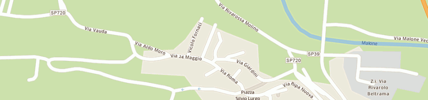 Mappa della impresa bar garden a LOMBARDORE
