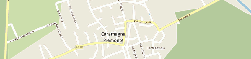 Mappa della impresa la dea a CARAMAGNA PIEMONTE