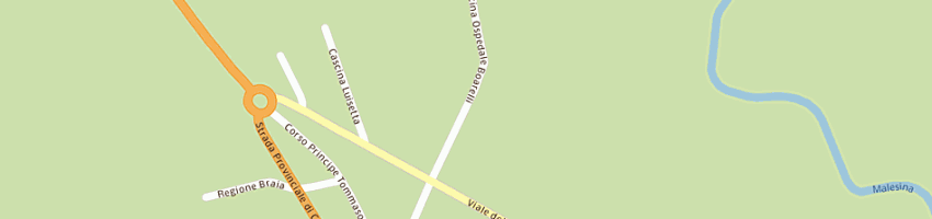 Mappa della impresa bertello vittorio a OZEGNA