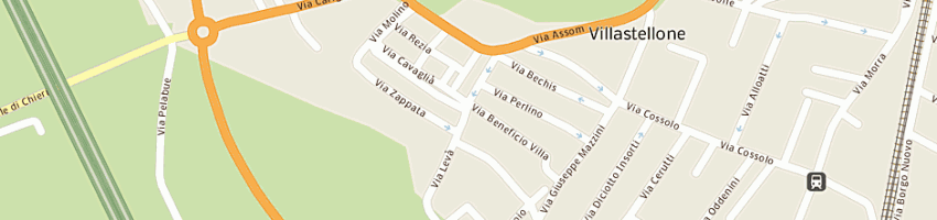 Mappa della impresa atp italian automotive intelligence a VILLASTELLONE