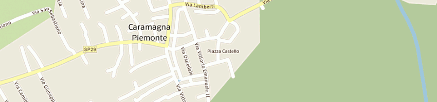Mappa della impresa scuole medie a CARAMAGNA PIEMONTE
