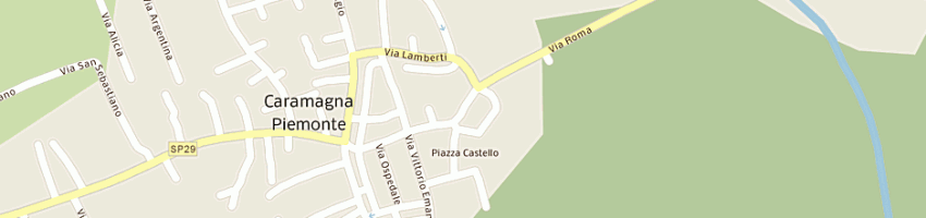Mappa della impresa sorasio arredamenti di sorasio matteo e c snc a CARAMAGNA PIEMONTE