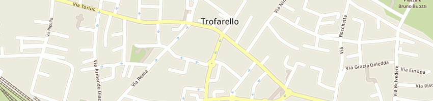 Mappa della impresa giordanino franco a TROFARELLO