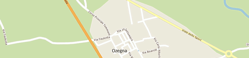 Mappa della impresa berardo domenico a OZEGNA