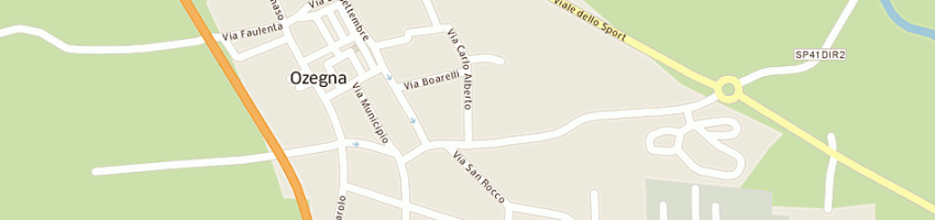 Mappa della impresa vullo e tomaino a OZEGNA