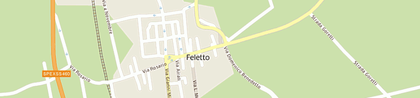 Mappa della impresa ferramenta a FELETTO