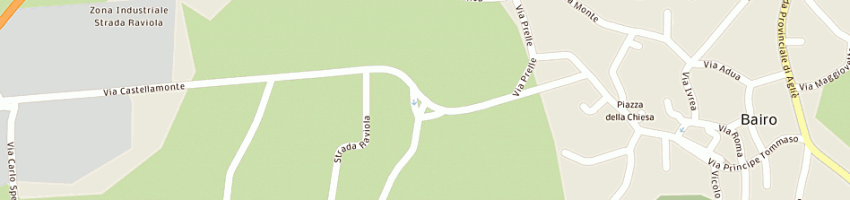 Mappa della impresa flli elia srl a BAIRO