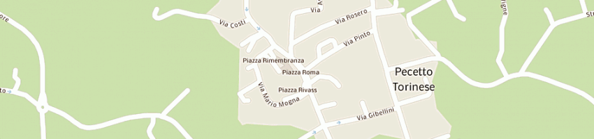 Mappa della impresa omap di bizzarri lucio a PECETTO TORINESE