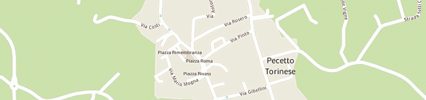 Mappa della impresa cellini paolo a PECETTO TORINESE