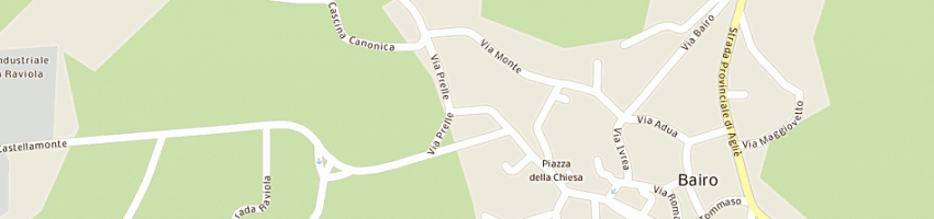 Mappa della impresa sciacero miranda a BAIRO