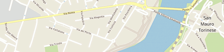 Mappa della impresa asa lavorazione lamiera a SAN MAURO TORINESE