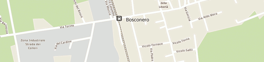 Mappa della impresa vigna fabrizio a BOSCONERO