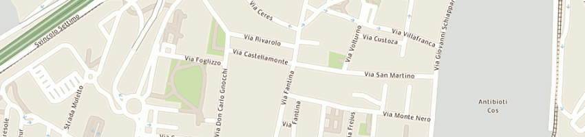 Mappa della impresa fruttero costanzo a SETTIMO TORINESE