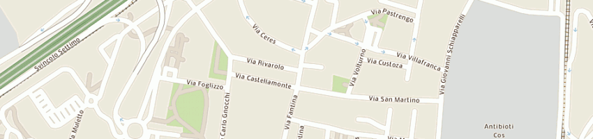 Mappa della impresa sarimpianti snc a SETTIMO TORINESE