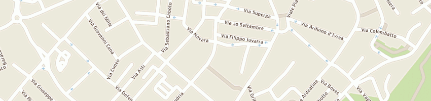 Mappa della impresa dinaro daniele parrucchiere uomo a SETTIMO TORINESE