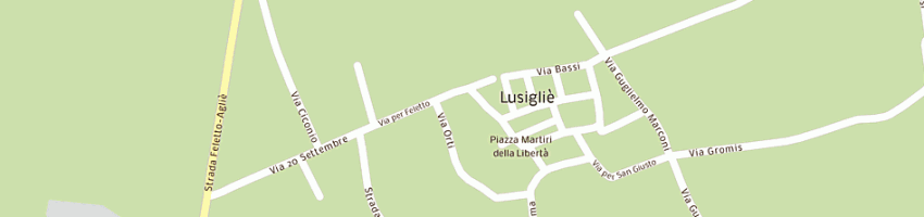 Mappa della impresa antonino tisa a LUSIGLIE 
