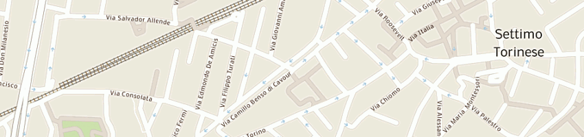Mappa della impresa faccin snc di faenzi patrizia e c a SETTIMO TORINESE