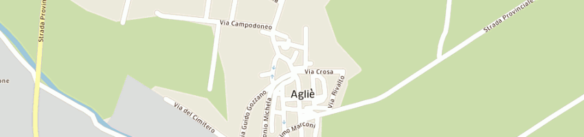 Mappa della impresa ferrero maurilio a AGLIE 
