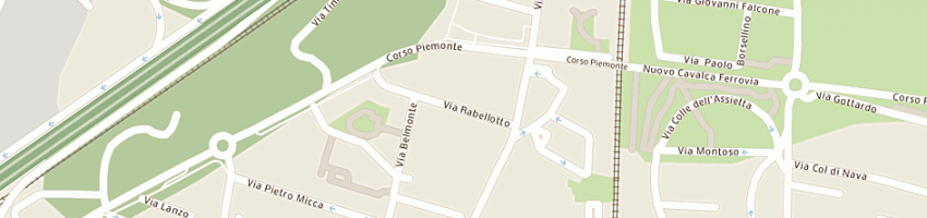 Mappa della impresa biondi giuseppe a SETTIMO TORINESE