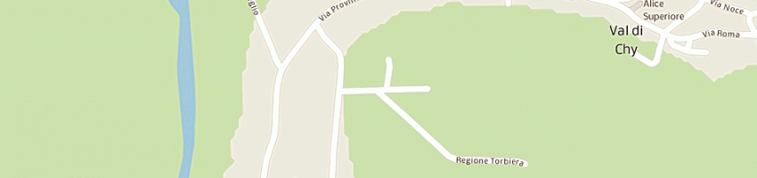 Mappa della impresa campeggio valchiusella a ALICE SUPERIORE