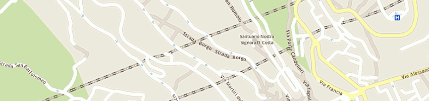Mappa della impresa cilli di cilli antonio e c snc a SAN REMO