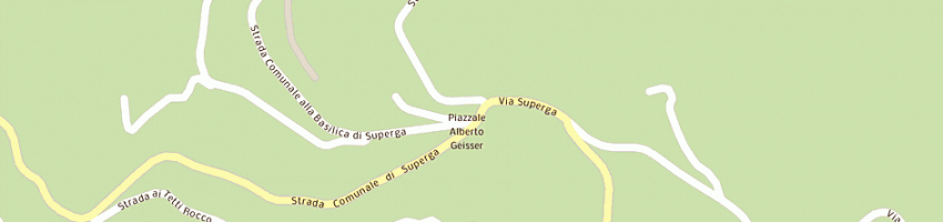 Mappa della impresa trattoria cooperativa di superga a BALDISSERO TORINESE