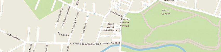 Mappa della impresa gamberoni (sas) a SANTENA